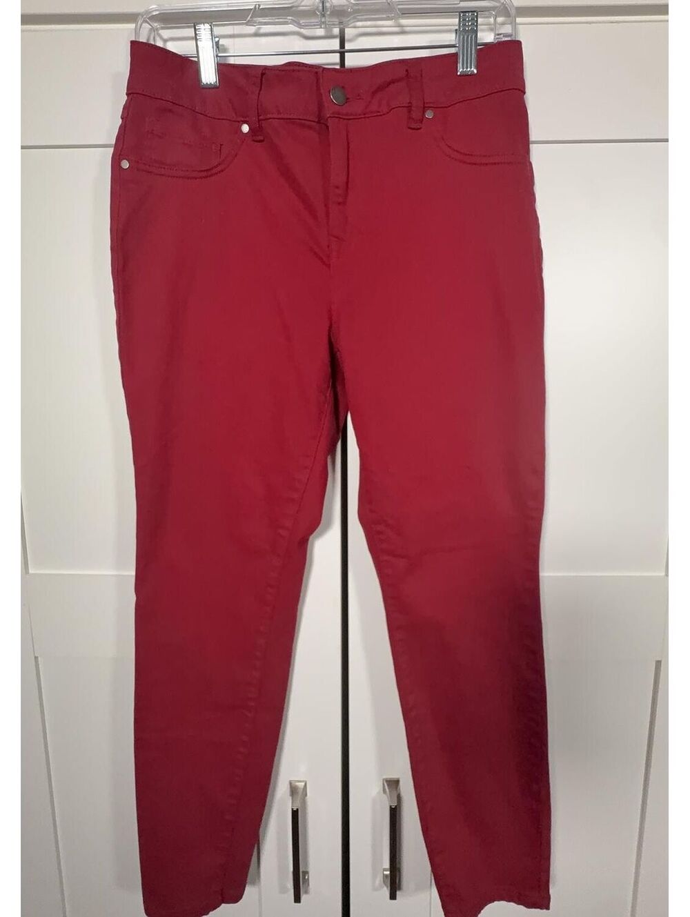 d.jeans Women’s Red Skinny Jeans Size 10
